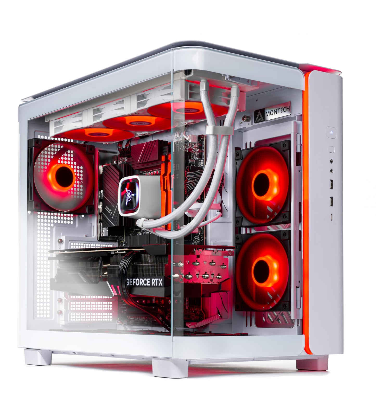 Skytech Gaming King 95 Desktop PC, Ryzen 7 9800X3D 4.7 GHz (5.2 GHz), NVIDIA RTX 5070 Ti 16GB, 1TB Gen4 NVMe SSD, 32GB DDR5 RAM 5600 RGB, 850W Gold ATX 3 PSU, 360mm ARGB AIO, Wi-Fi, Win 11