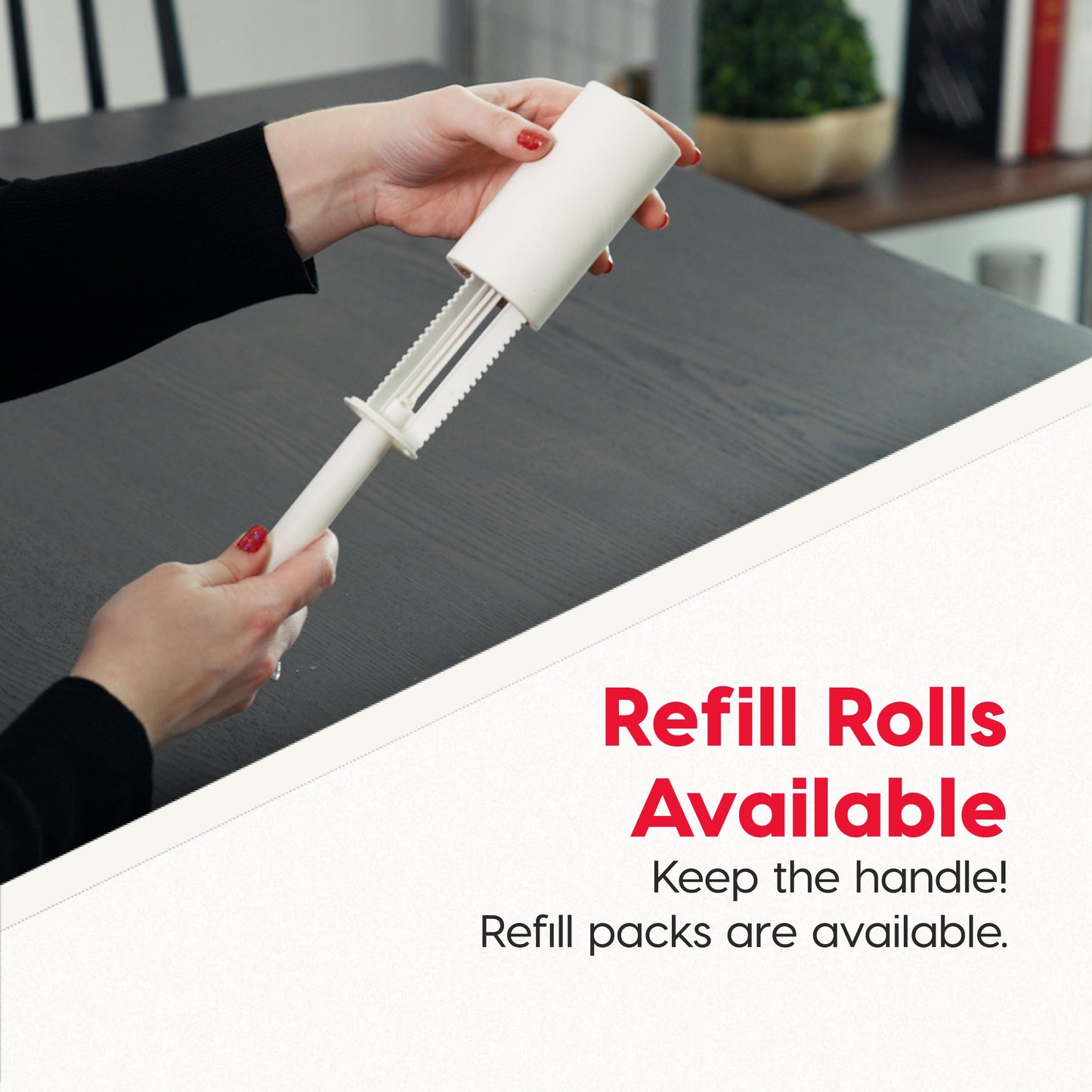 IRIS USA Extra Sticky Lint Roller, Standard Pack Comes with Storage Box and Refills, 90 Sheets/Roll, 720 Sheets Total, Easy Tear Lint Remover for Dog Cat Pet Hair On Clothes, Couch, Bed, Floor