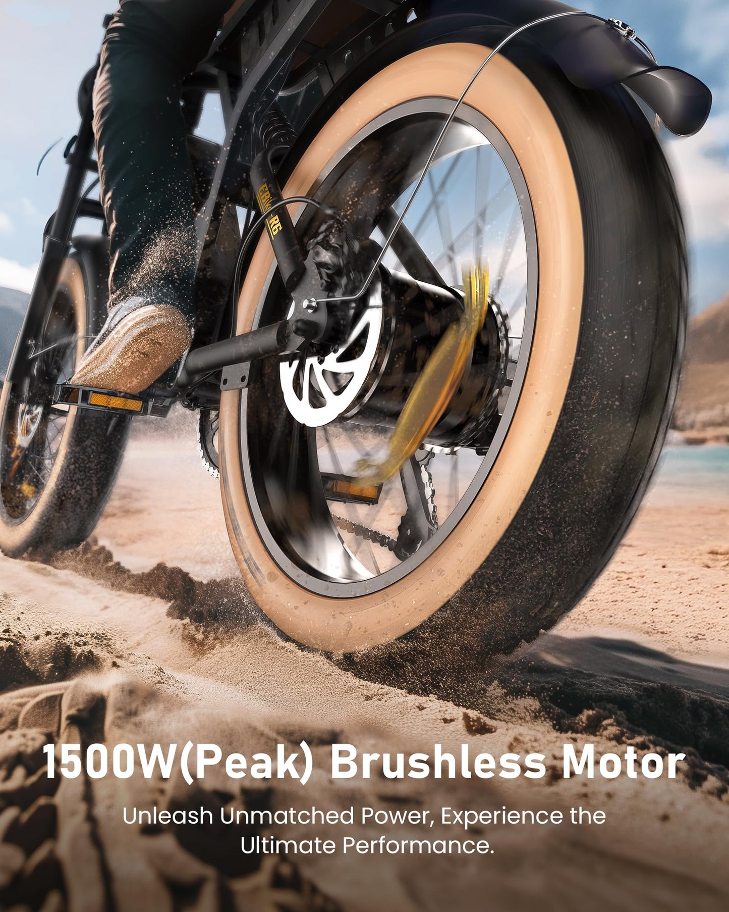 R6 Electric Bike Adults 1500W Ebike, 28MPH, 55-75 Miles Electric Motorcycle with 13AH Battery, 20" Fat Tire Electric Dirt Bike, 7-Speed E-Bike Full Suspension, 𝗥/𝗟 𝗧𝘂𝗿𝗻 𝗛𝗲𝗮𝗱𝗹𝗶𝗴𝗵𝘁