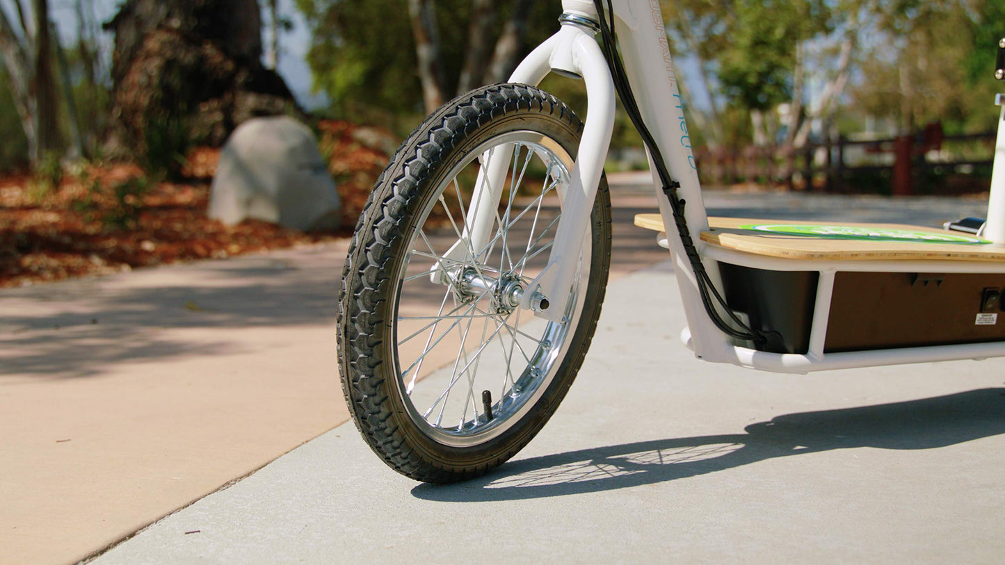 Razor EcoSmart Metro Electric Scooter Chain-Driven Motor - White - FFP