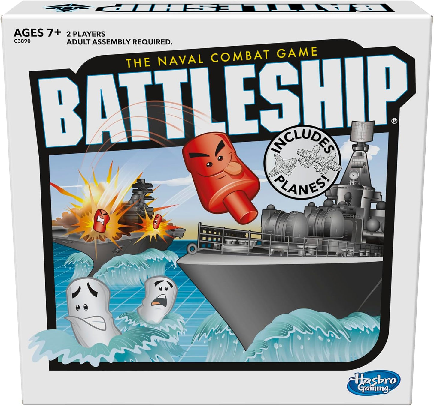 Hasbro Gaming Battleship with Planes Strategy Board Game for Ages 7 and Up (Amazon Exclusive)