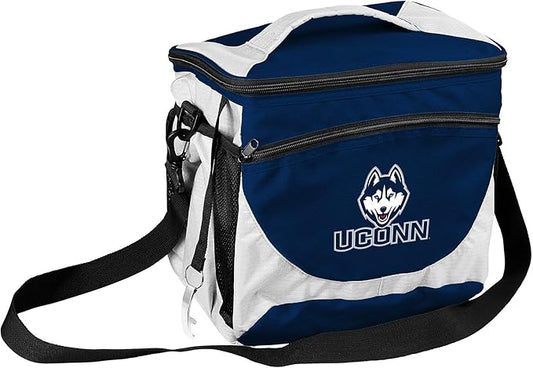 Logo Brands NCAA Unisex Adult 24-Can Cooler with Bottle Opener and Front Dry Storage Pocket, One Size, Multicolor