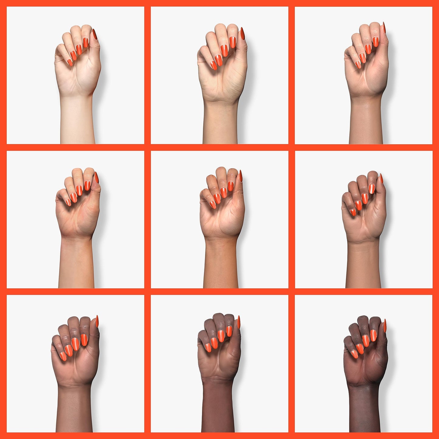 AIMEILI Soak Off U V LED Gel Nail Polish - Orange Sweetie (027) 10ml
