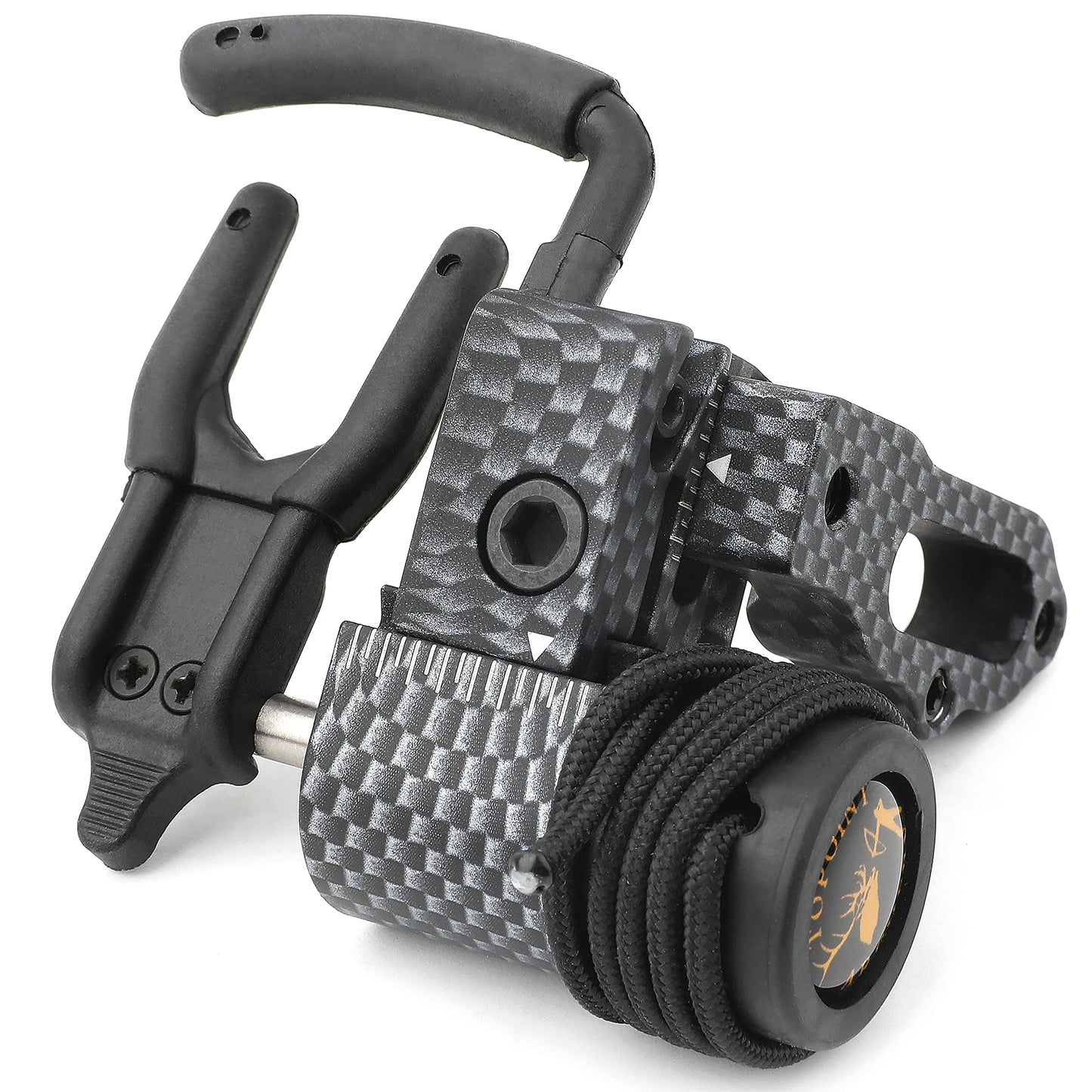 AMEYXGS Drop Away Arrow Rest for Compound Bow Right/Left Hand Compound Bow Arrow Rest with Locking Structure (Left Hand, Carbon CAMO)