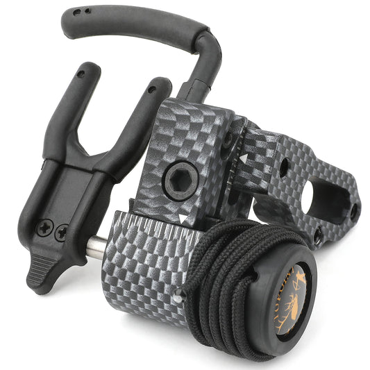 AMEYXGS Drop Away Arrow Rest for Compound Bow Right/Left Hand Compound Bow Arrow Rest with Locking Structure (Left Hand, Carbon CAMO)