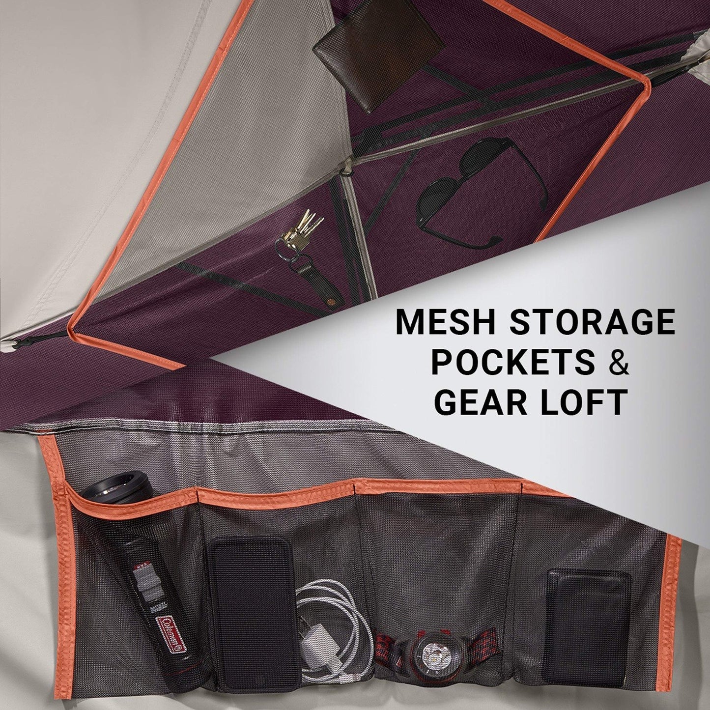 Coleman Skydome Tent with 5 Minute Setup, 4-Person Weatherproof Tent with Rainfly & Carry Bag, 20% More Headroom Than Traditional Canopies