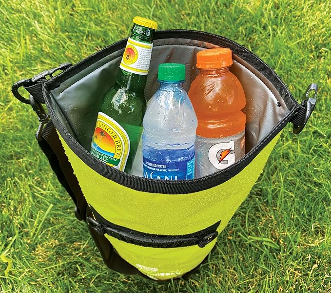 Insulated Dry Bag Floating Cooler – 10L / 15L / 25L Roll Top, Leak Proof, Waterproof, Collapsible, with Padded Shoulder Strap - Perfect for Kayaking Fishing Beach