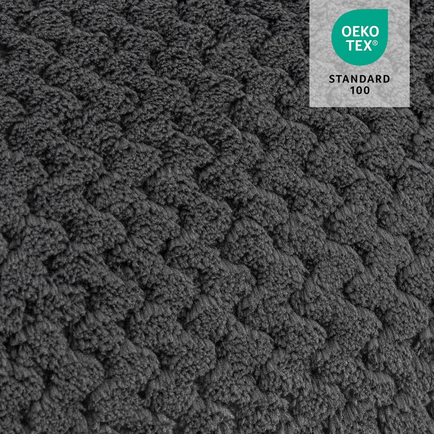 MCombo Dual Motor Power Lift Recliner Chair with Massage and Heat for Elderly People, Infinite Position, USB Ports, Cup Holders, Fabric 7890 (Medium, Dark Gray)