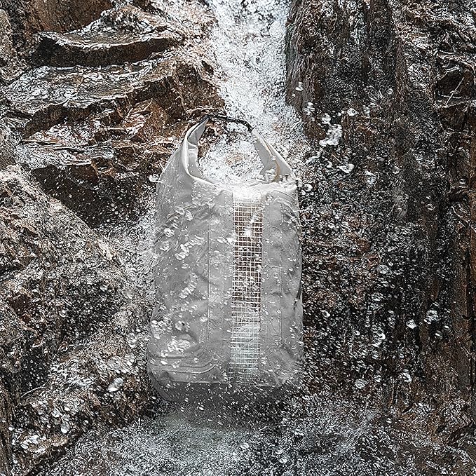 Waterproof Floating Dry Bag for Men Women - 25L Waterproof Backpack with Side Pockets - Roll Top Sack Keeps Gear Dry for Kayaking, Rafting, Boating, Swimming, Camping, Beach, Fishing