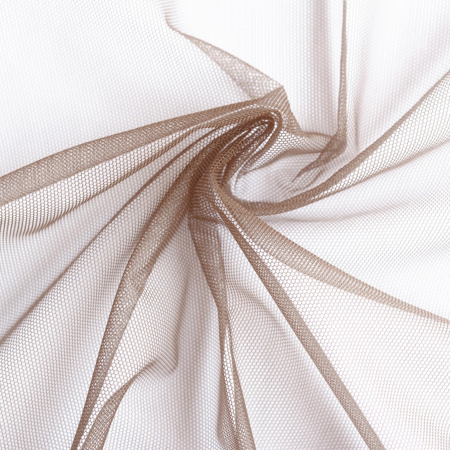 1 Yard Swiss Lace Net for Wig and Wig Caps Making Lace Wigs Material or Lace Closure Hair Net (Dark Brown)