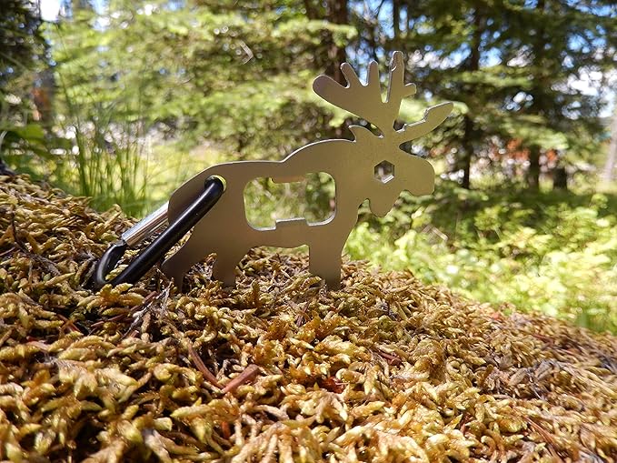UST Tool-a-Long Multi-Tool Carabiners with Durable, Compact Stainless Steel Construction for Hiking, Kayaking, Camping, Travel and Outdoor Survival