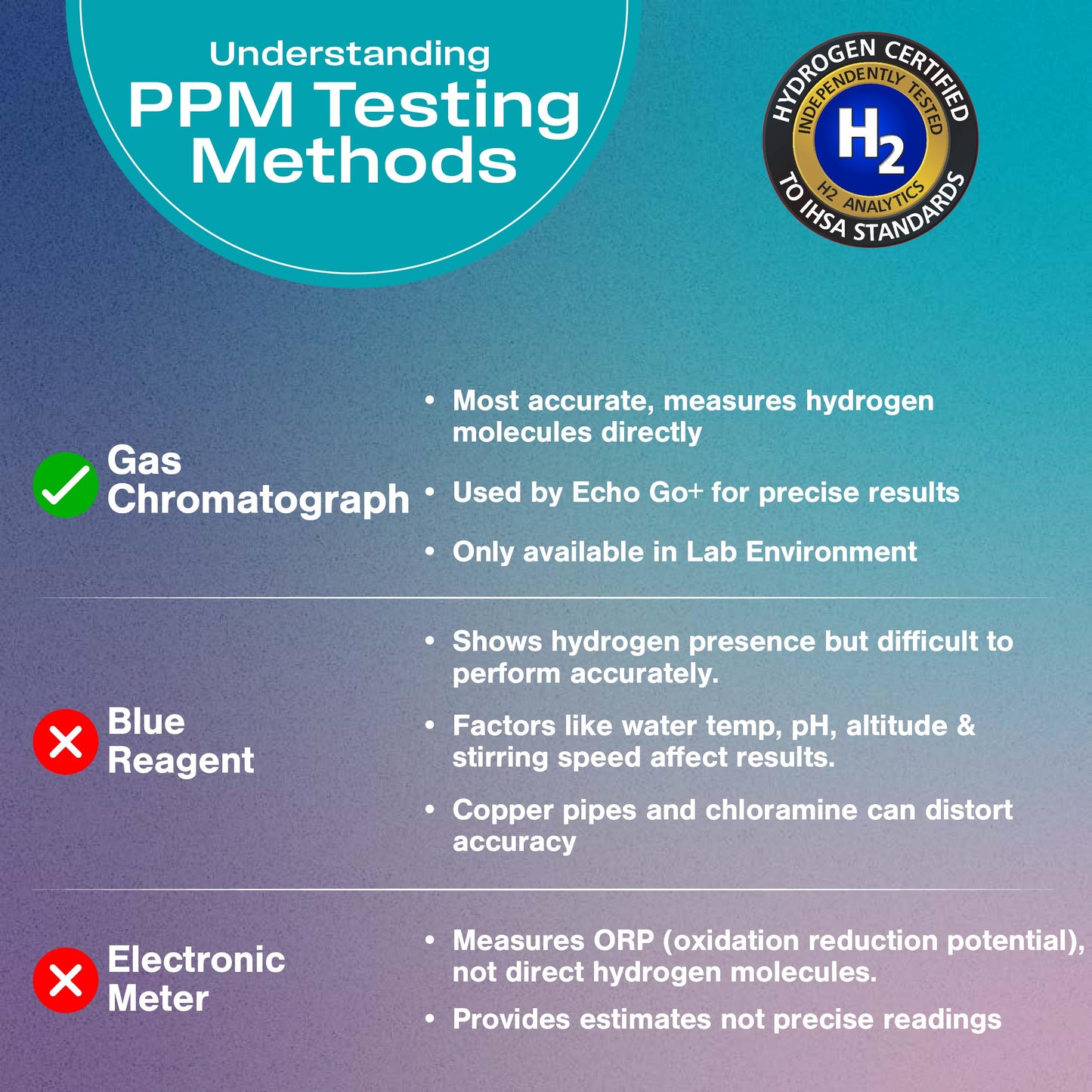 Echo Go+ Hydrogen Water Bottle - Hydrogen Infusion Technology - Rechargeable Water Bottle - SPE & PEM Purification - Active Hydration Support for Skin Health & Immune Function - 10 oz