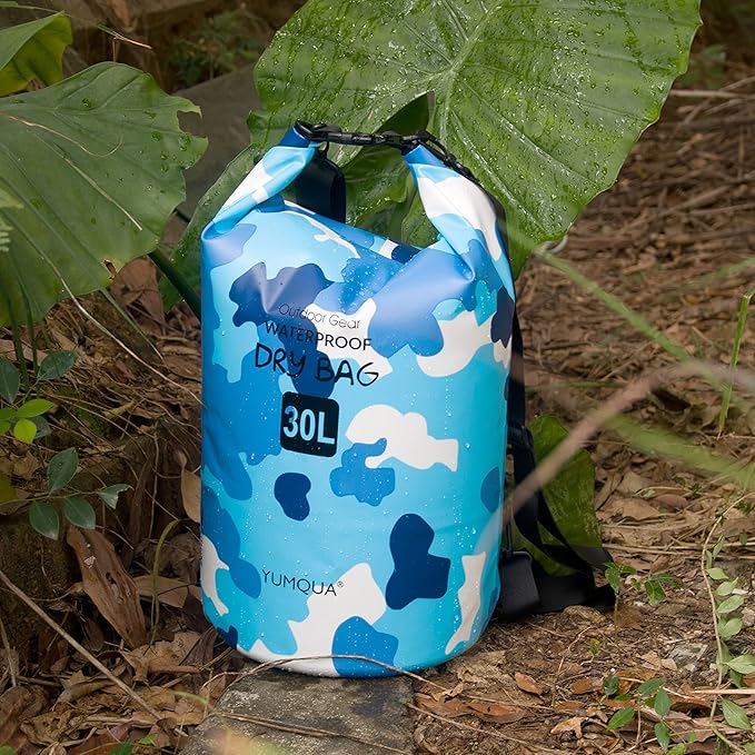 Waterproof Dry Bag Backpack 5L/10L/20L/30L/40L, Roll Top Floating Waterproof Storage Bags for Kayaking, Boating, Swimming, Hiking, Camping and Fishing