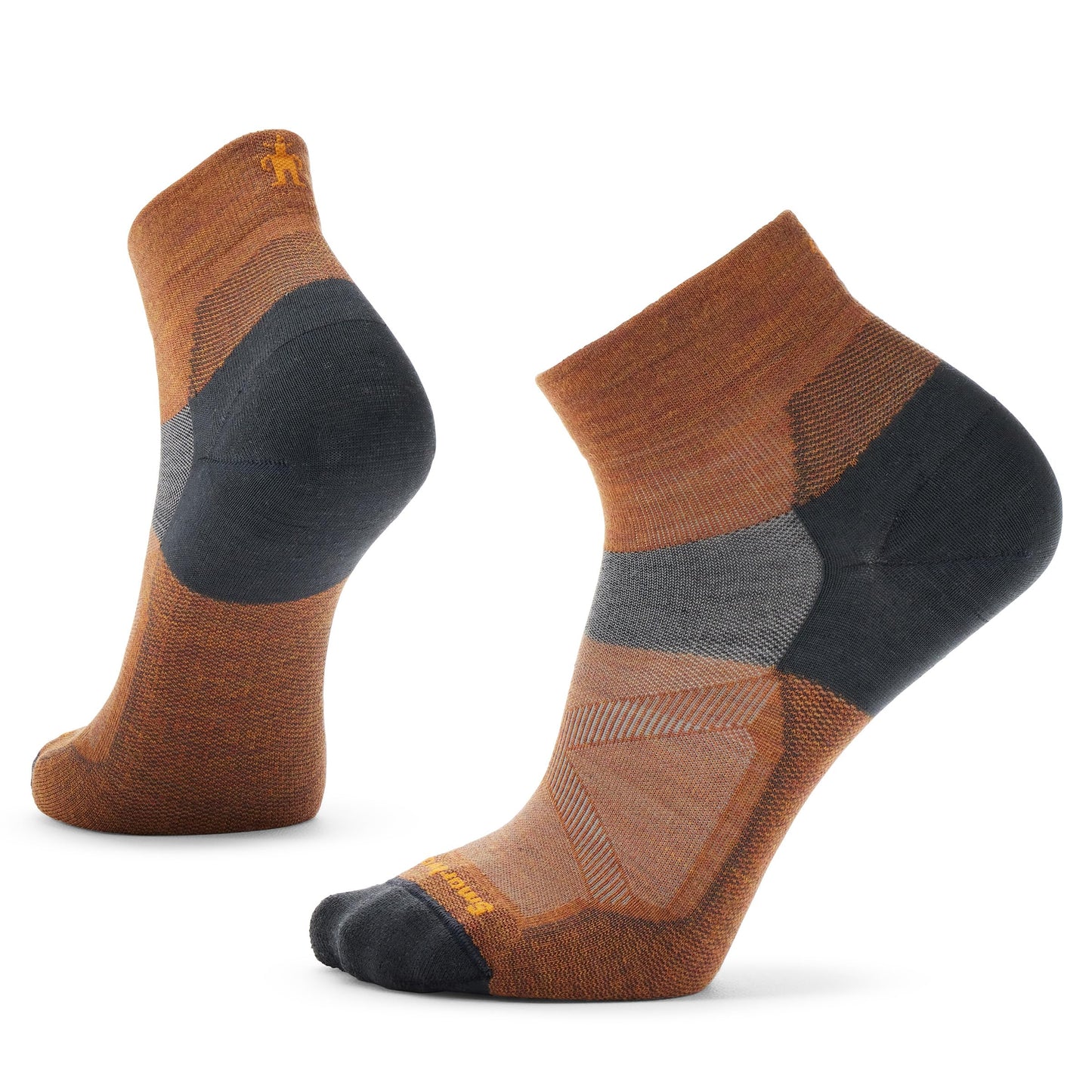 Smartwool Men's Bike Zero Cushion Merino Wool Ankle Socks, Acorn, X-Large