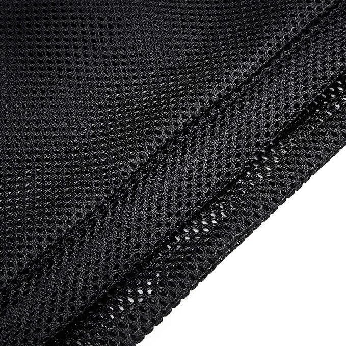 Frienda Mesh Drawstring Backpack Bag Multifunction Mesh Bag for Swimming, Gym, Clothes (Black) One piece