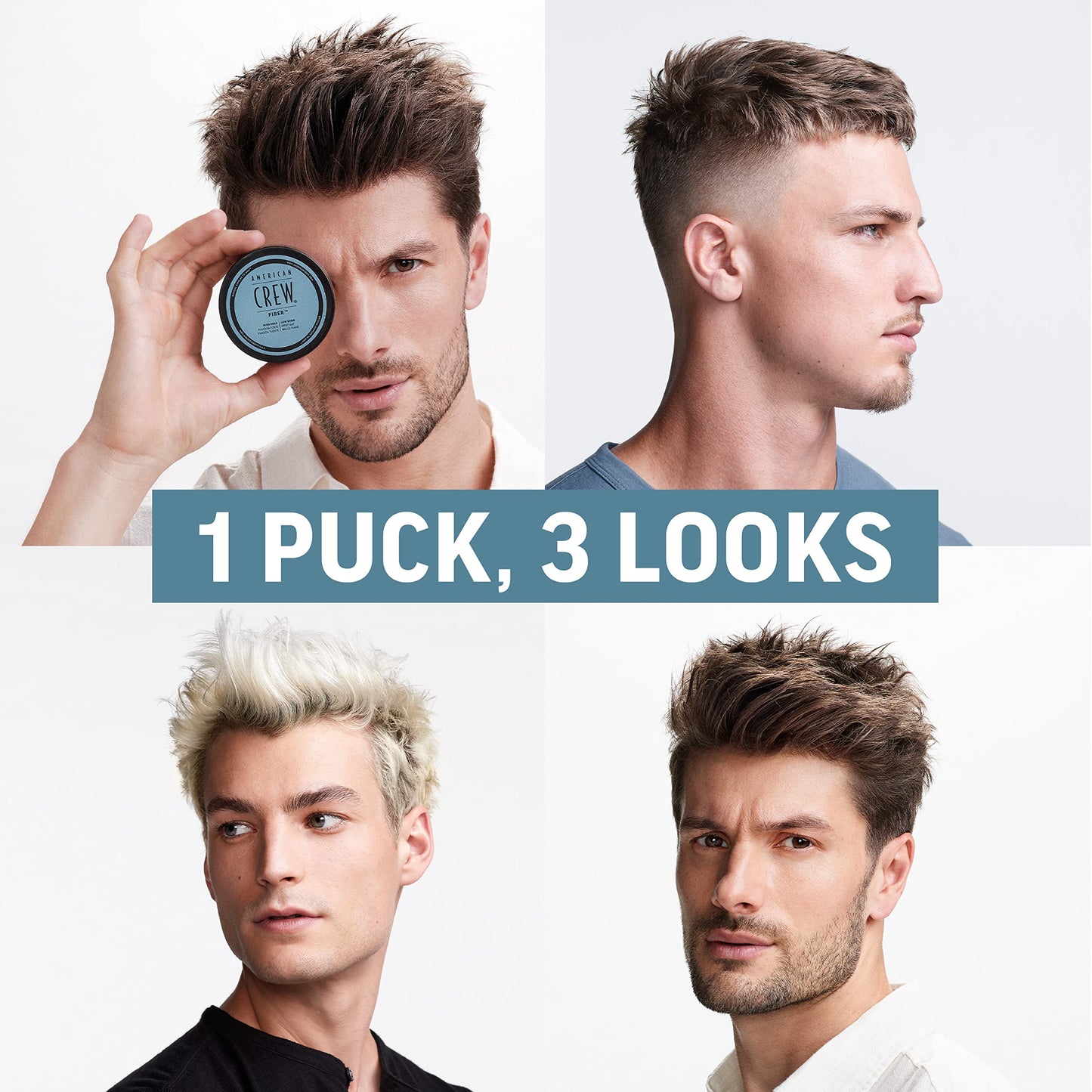 American Crew Men's Hair Fiber, Like Hair Gel with High Hold & Low Shine, 3 oz