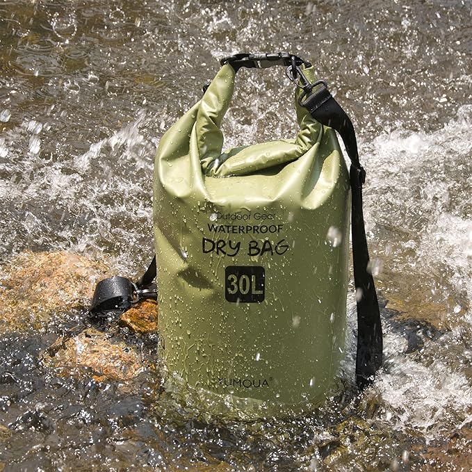 Waterproof Dry Bag Backpack 5L/10L/20L/30L/40L, Roll Top Floating Waterproof Storage Bags for Kayaking, Boating, Swimming, Hiking, Camping and Fishing