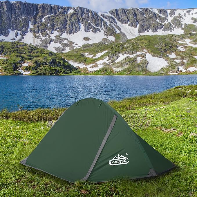 1 Person Tent for Camping Hiking Mountain Hunting Backpacking Tents 4 Season Resistance to Windproof Rainproof and Waterproof