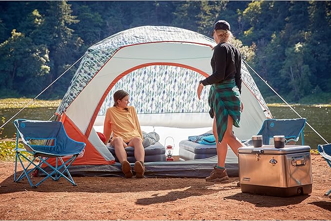 Coleman Skydome Tent with 5 Minute Setup,Weatherproof Tent with Rainfly & Carry Bag, 20% More Headroom Than Traditional Canopies