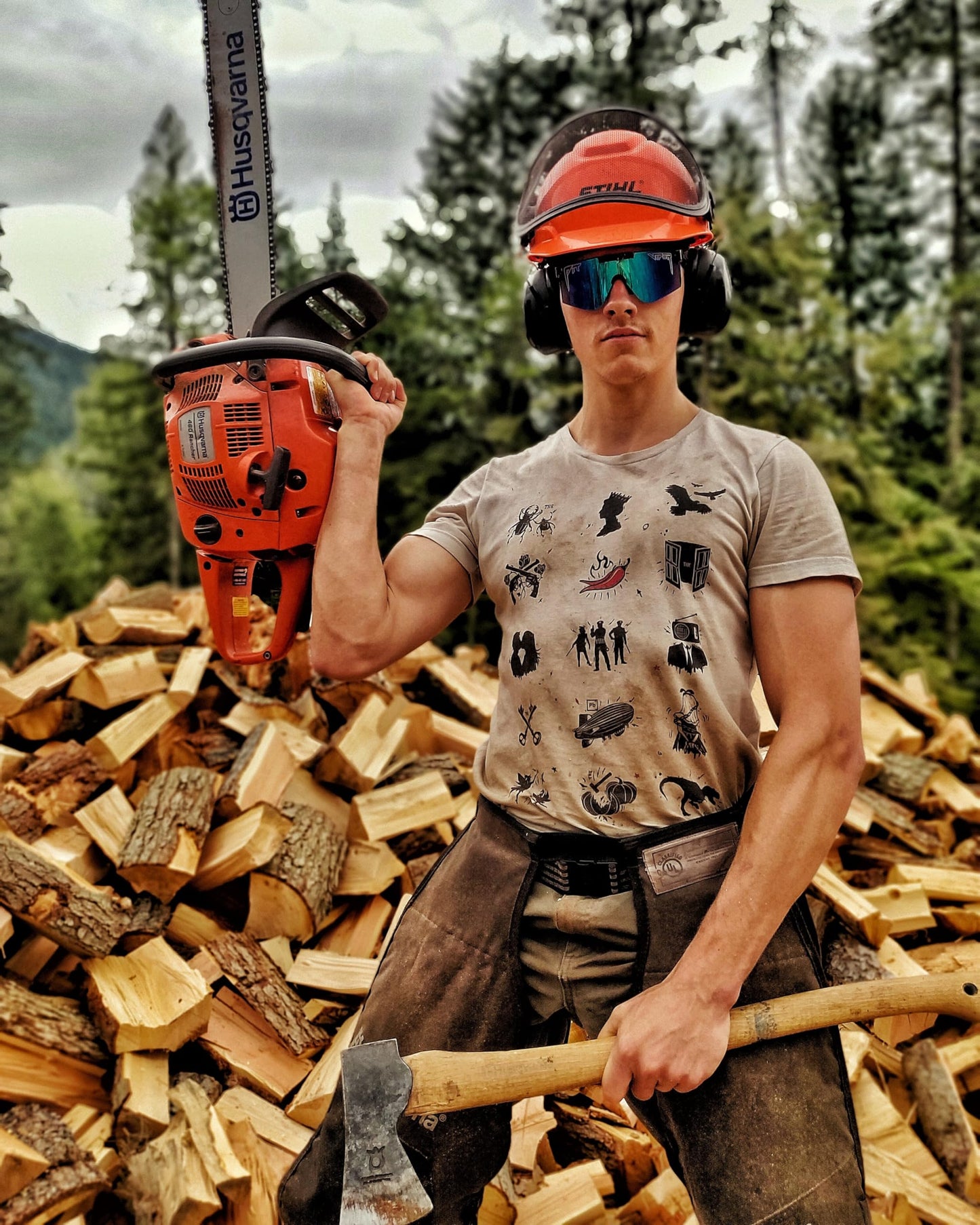 Pit Viper The 2000 Sunglasses (The Midnight 2000 with Z87+ Blue Lens)