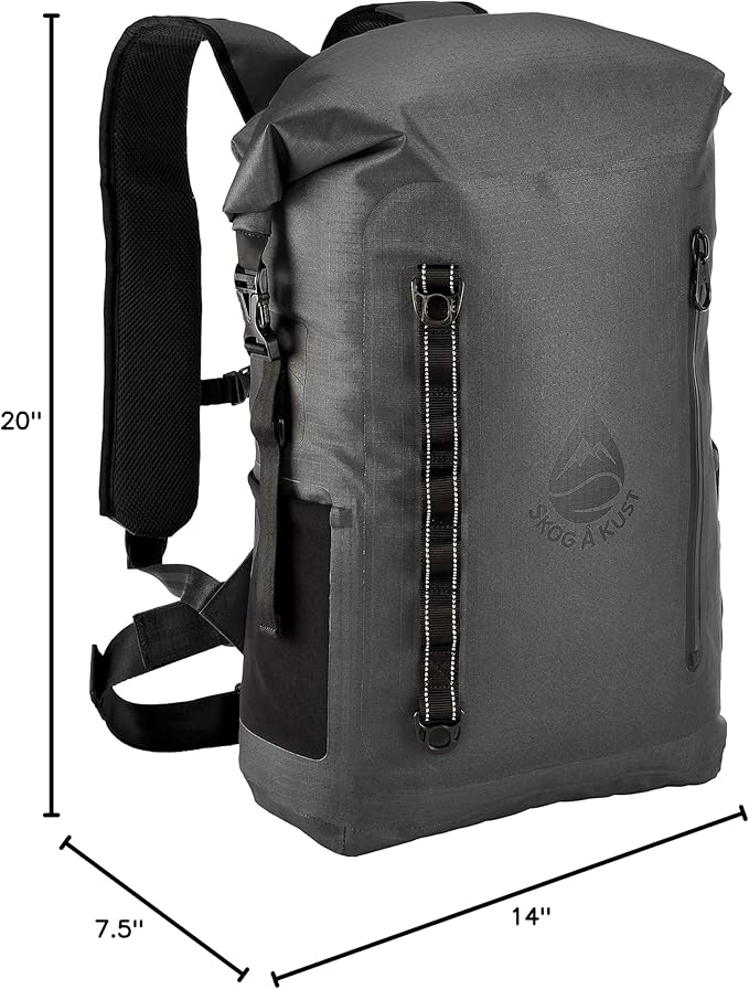 Skog Å Kust BackSåk Pro Waterproof Floating Backpacks with Exterior Airtight Zippered Pocket