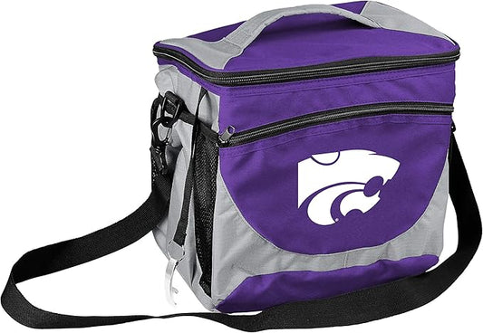 Logo Brands NCAA Unisex Adult 24-Can Cooler with Bottle Opener and Front Dry Storage Pocket, One Size, Multicolor