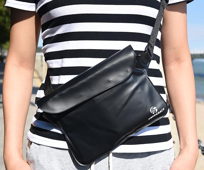 Waterproof Pouches with Waist Strap / Pouch Case Bundle Set- Keep Your Phone & Valuables Dry and Safe - Waterproof Dry Bags for Boating Swimming Snorkeling Kayaking Beach Water Parks Pool