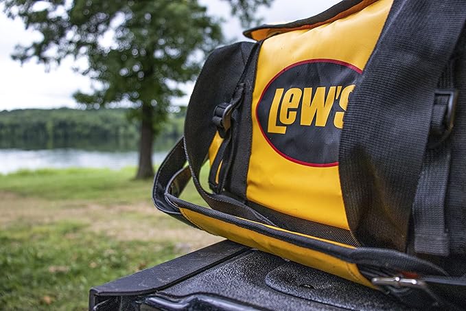 Lew's Speed Boat Bag, Yellow, Water Resistant with 2 Inside Pockets