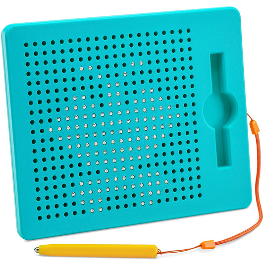AYNAT FUN Magnetic Drawing Board for Kids & Toddlers with Beads and Magnet Stylus Pen - Magnetic Tablet Toy for Airplane & Car Ride Activities for Kids