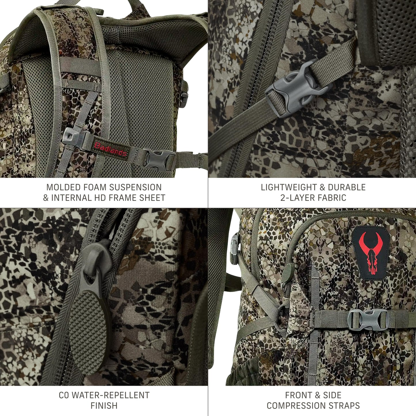 Badlands ATX 12 Hunting Pack - All-Terrain Xtreme Tactical Backpack, Lightweight, Water Resistant, Approach OG