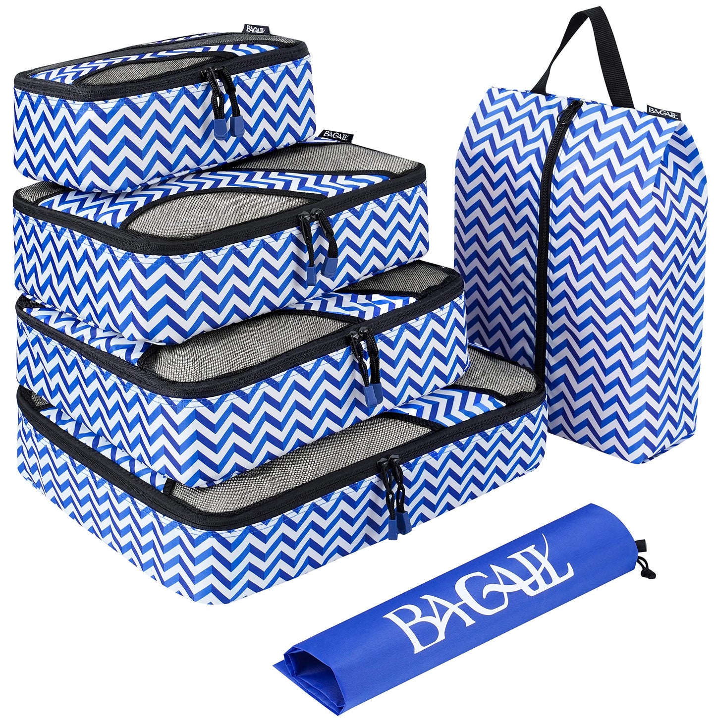 BAGAIL 6 Set Packing Cubes,Travel Luggage Packing Organizers