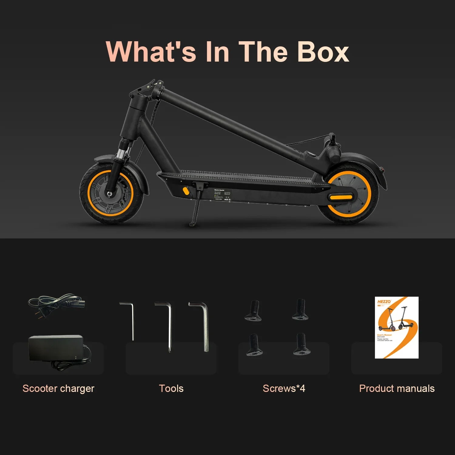 HEZZO G30 500W Foldable Electric Scooter
