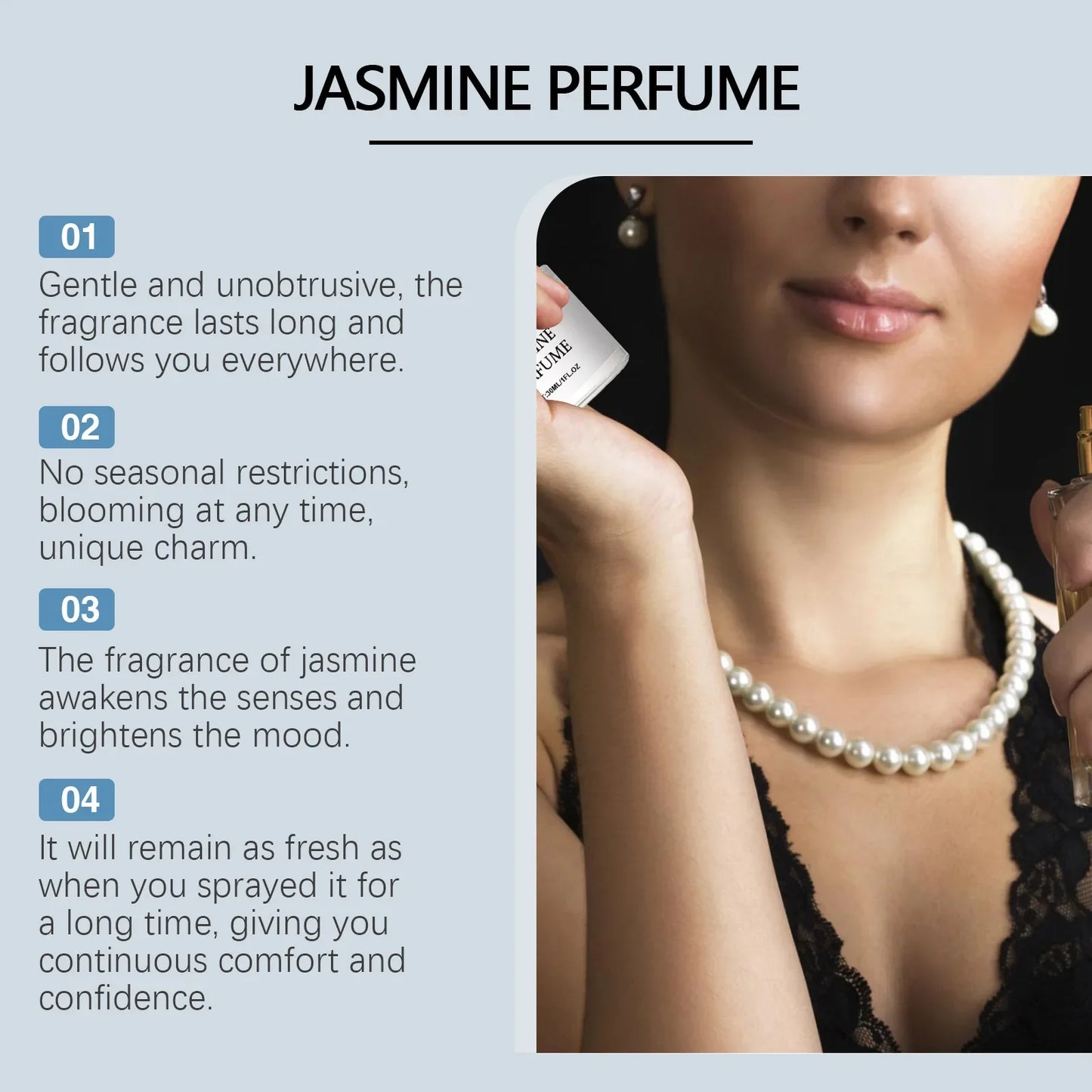 Roxelis 30ml Jasmine Perfume for Unisex