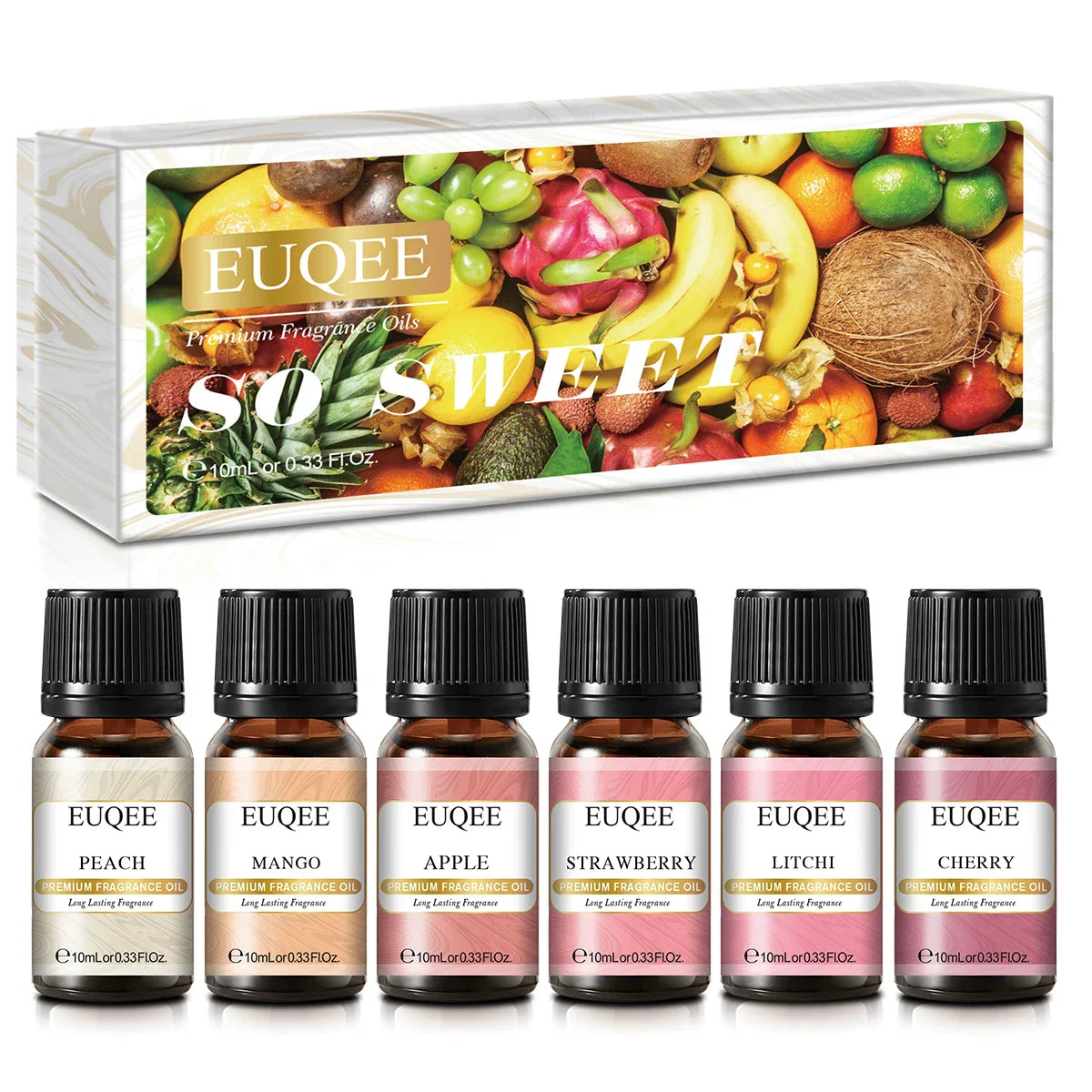 Unisex EUQEE 6pcs Fragrance Oil Gift Set