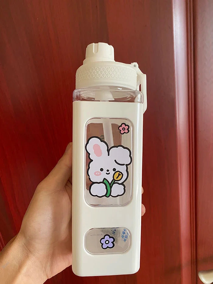 Kids BPA Free Water Bottle With Straw