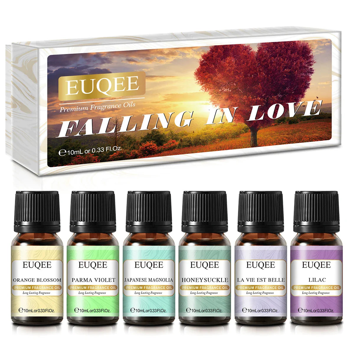 Unisex EUQEE 6pcs Fragrance Oil Gift Set