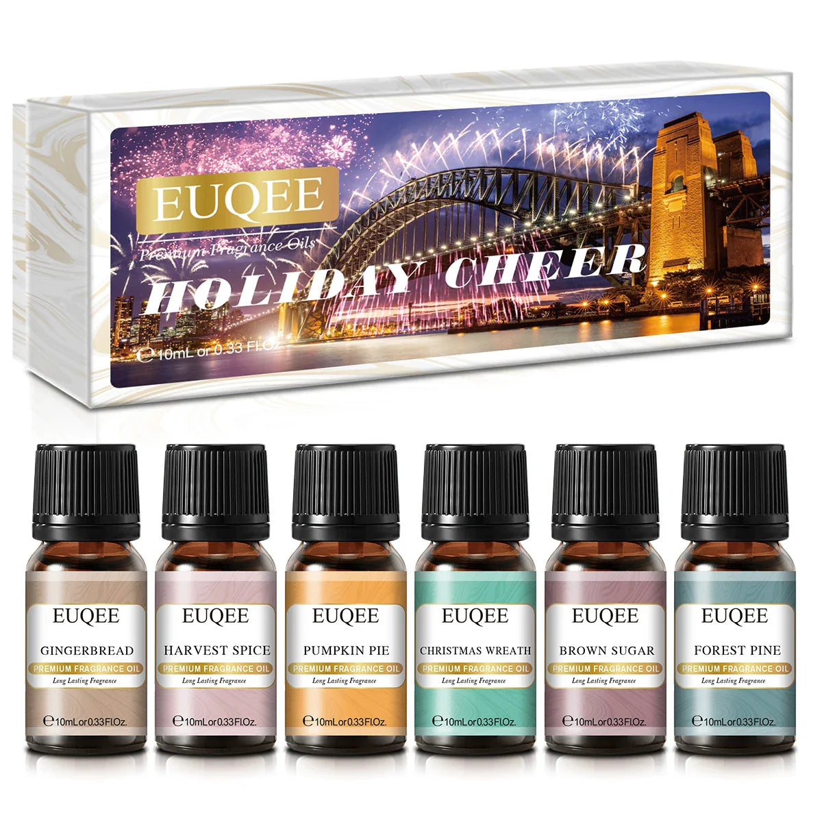 Unisex EUQEE 6pcs Fragrance Oil Gift Set