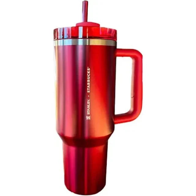 Starbucks Stanley 2023 Holiday Collab 40 oz Red Tumbler Mug