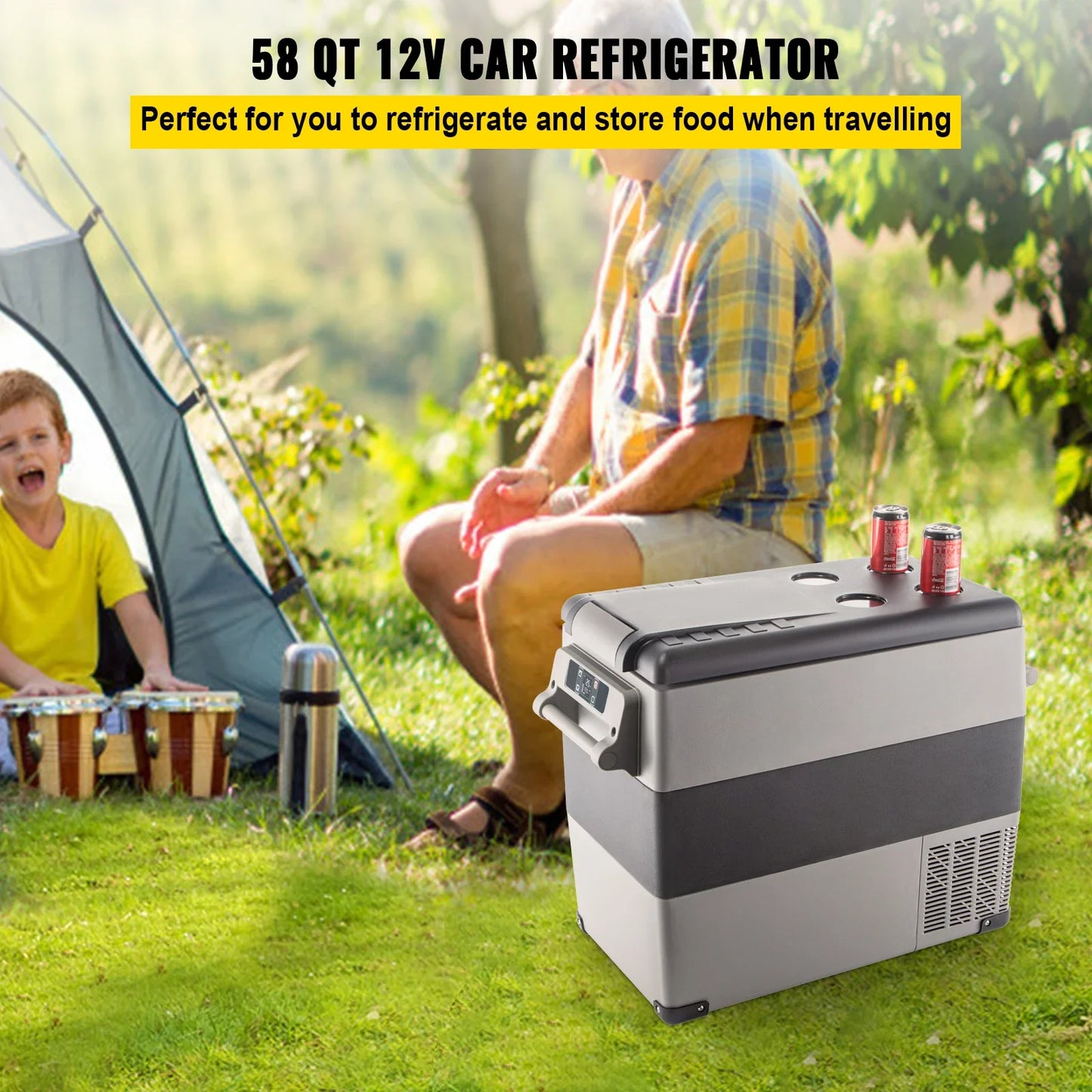 12 Volt VEVOR Car Mini Refrigerator for Camping