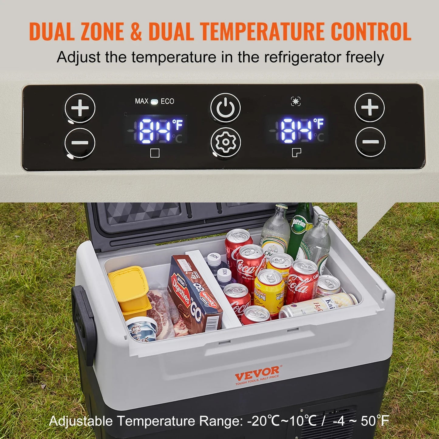 12 Volt VEVOR Car Mini Refrigerator for Camping Travelling