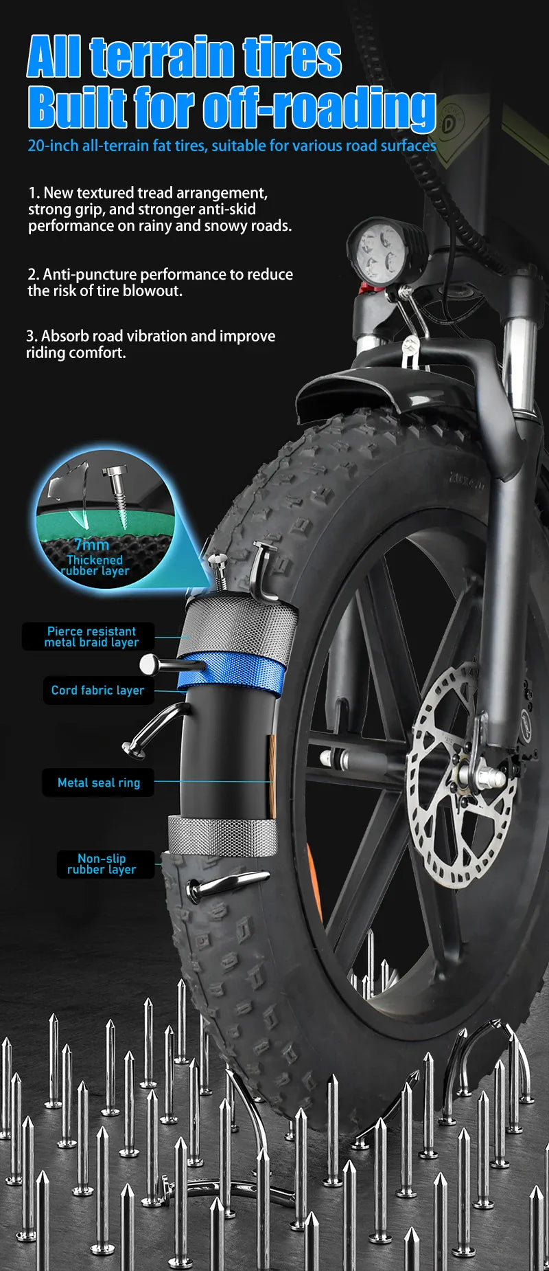 DEEPOWER 2000W Fat Tire Electric Bike