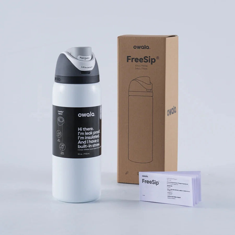 Owala Stainless Steel Water Bottle with Straw