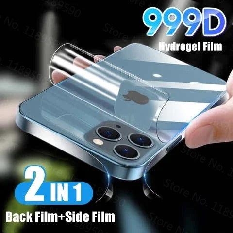 1/2Pack iPhone Back Hydrogel Film