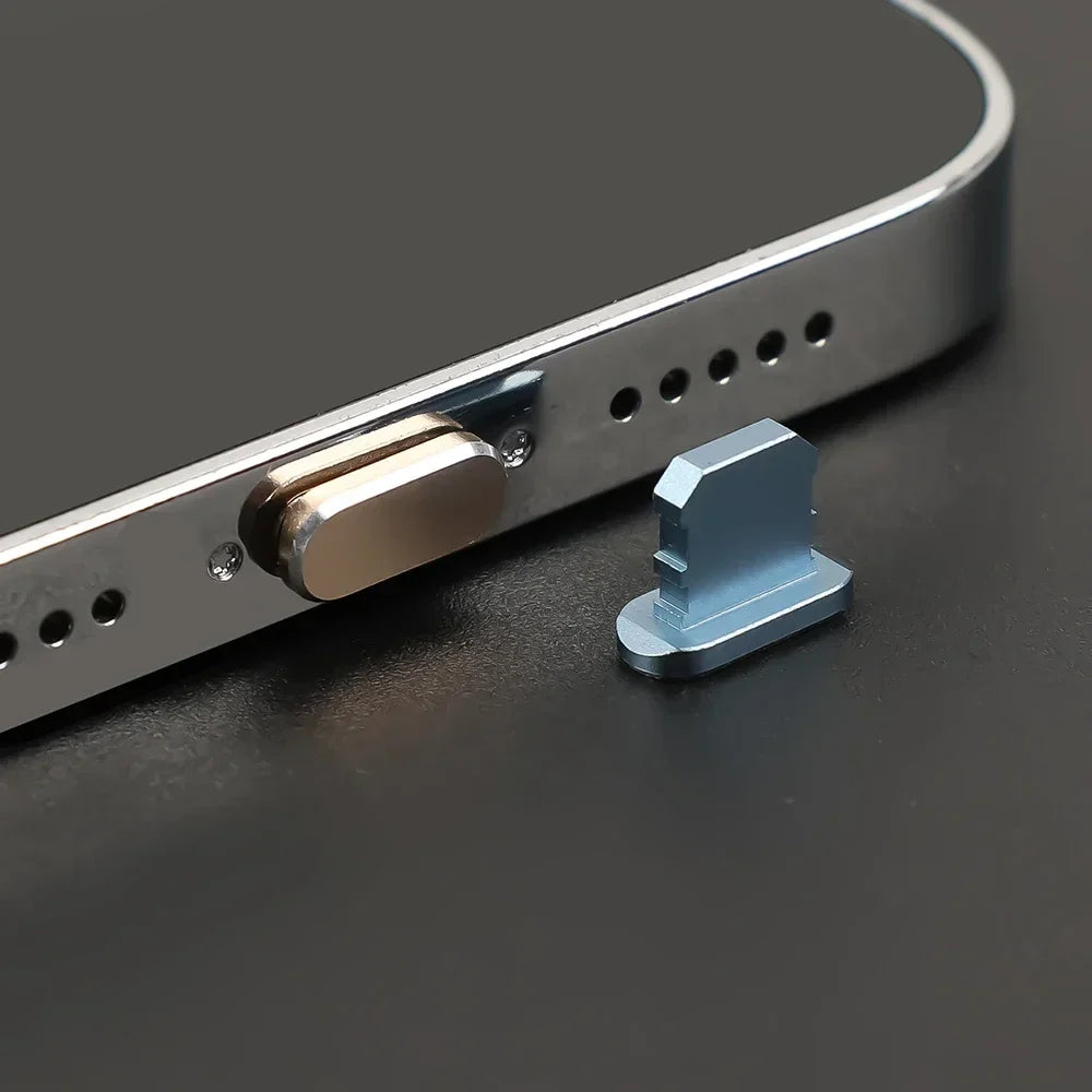 Aluminum Alloy Anti-Dust Plug for iPhone