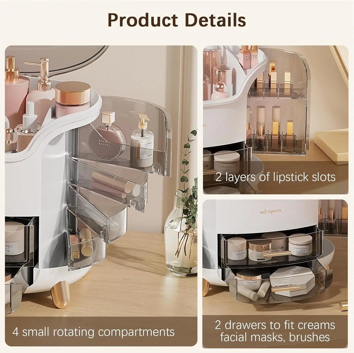 Cosmetics Storage Box- Makeup