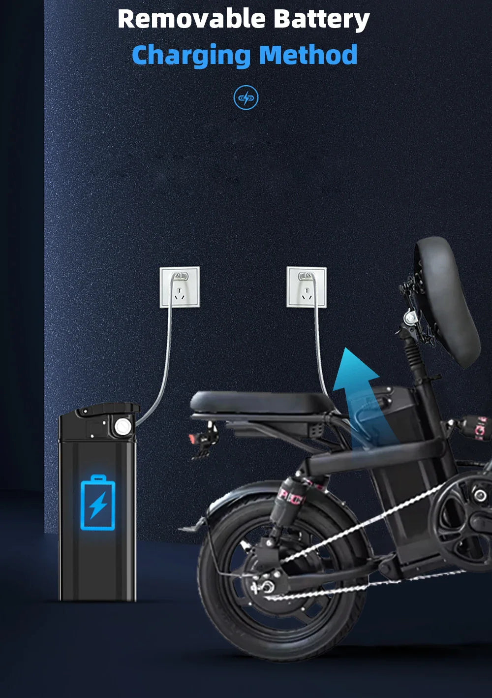 ZPW Folding Fat Tire Electric Bike