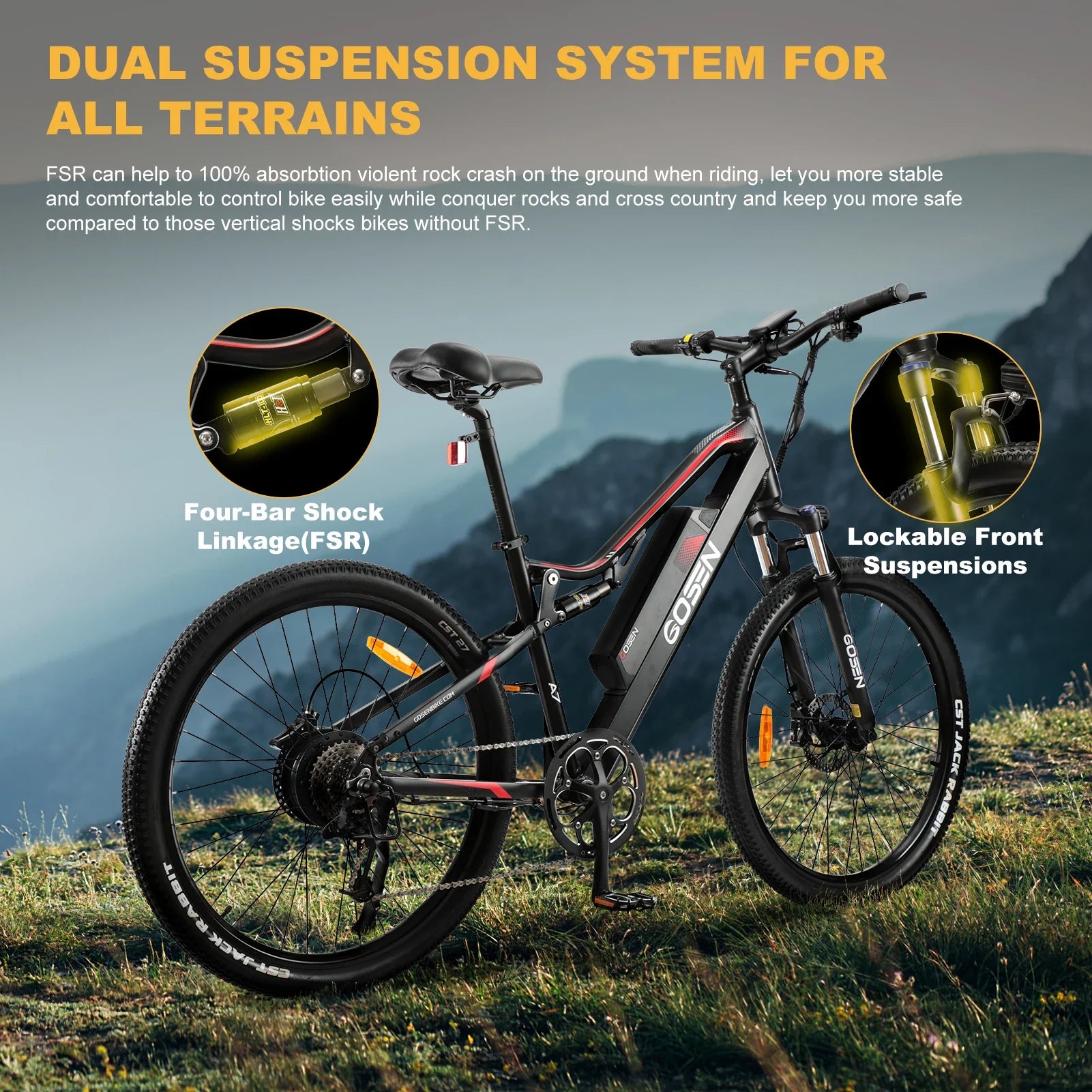 GDSA7 500W Fat Tire Electric Bike