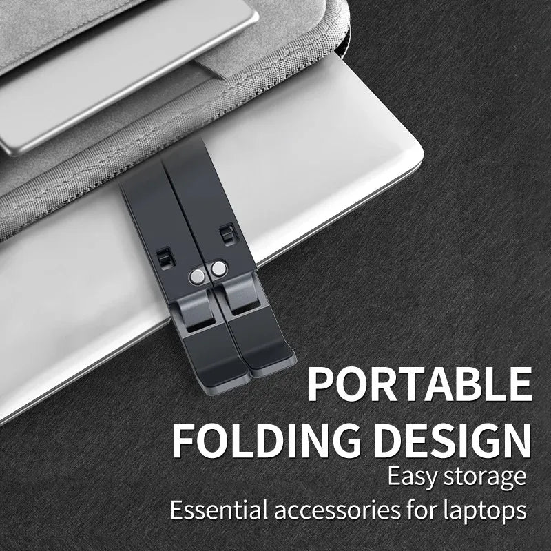 Aluminum Foldable Laptop Riser Stand