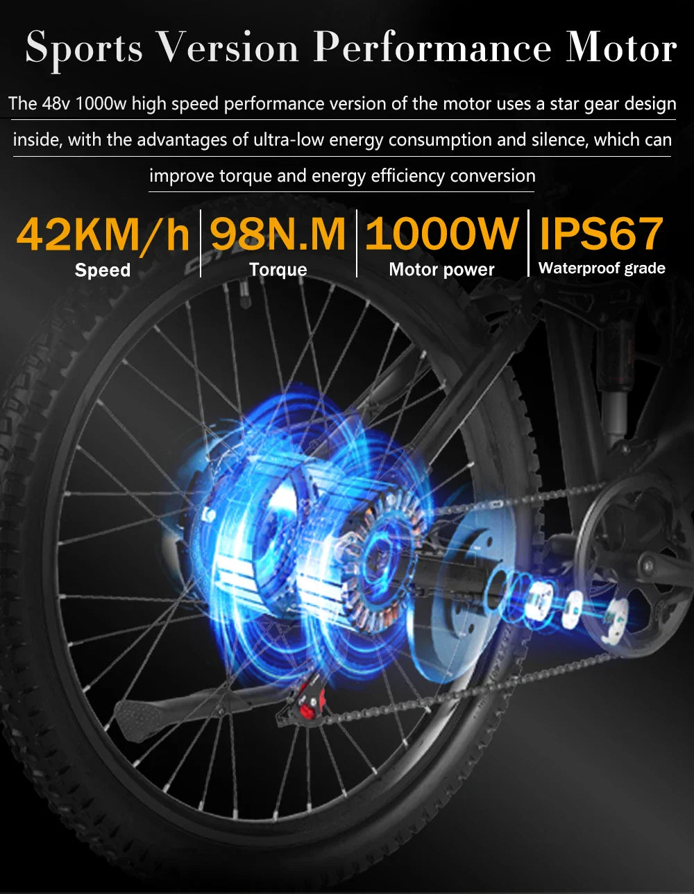  Nathaniel 48V Off-Road Electric Bike