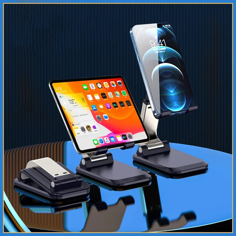 Foldable Metal Mobile Phone Desk Stand